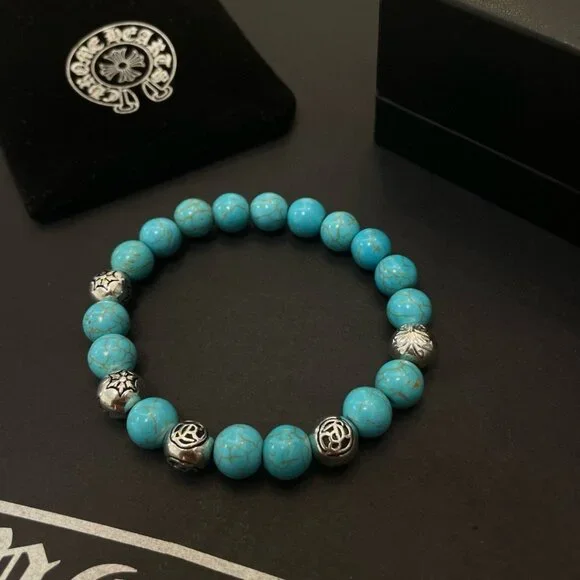 💛💛Chrome hearts Blue agate bracelet